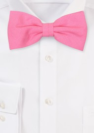 Linen Suspender Tie Set in Bon Bon Pink