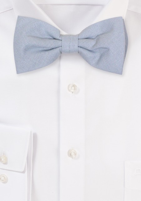 Linen Suspender Tie Set in Moody Blue
