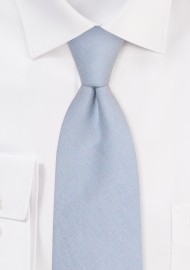 Linen Suspender Tie Set in Moody Blue