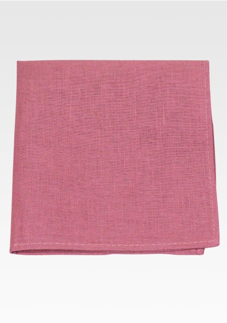 Linen Suspender Tie Set in Vintage Mauve