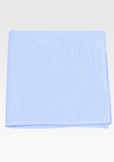 Sky Blue Linen Suspender, Necktie, Bowtie Set