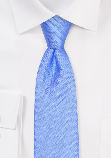 Cornflower Blue Skinny Tie