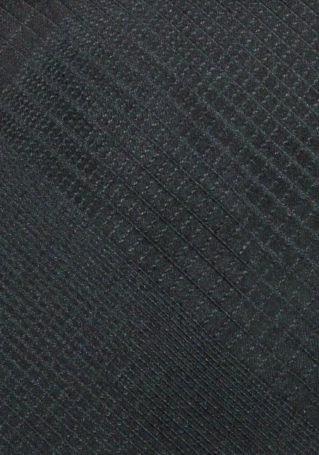 Stylish Plaid Designer Tie in Black and Charcoal