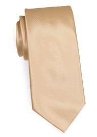 Formal Wedding Tie in Golden Champagne