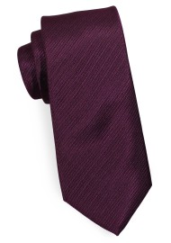 Wine Red Skinny Necktie