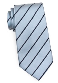 XL Tie in Light Blue and Navy