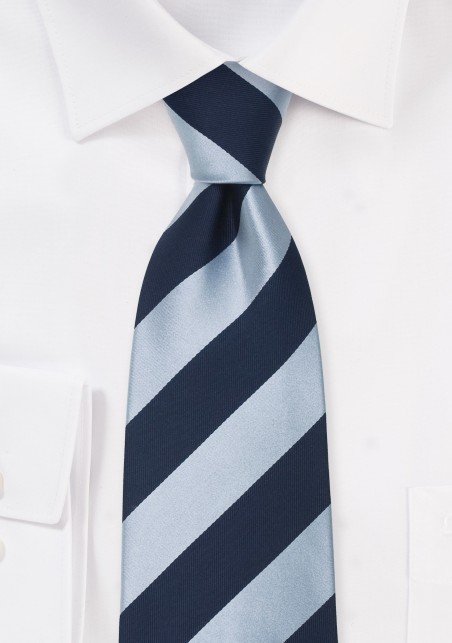 Blue Striped Neckties - Silk tie by Parsley