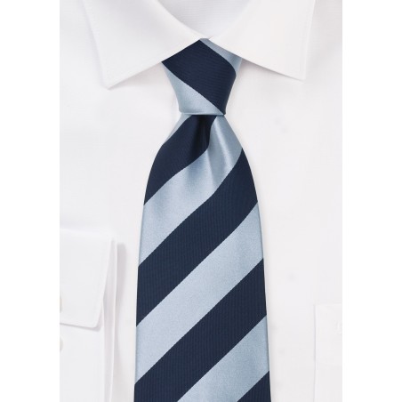 Blue Striped Neckties - Silk tie by Parsley