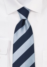 Blue Striped Neckties - Silk tie by Parsley