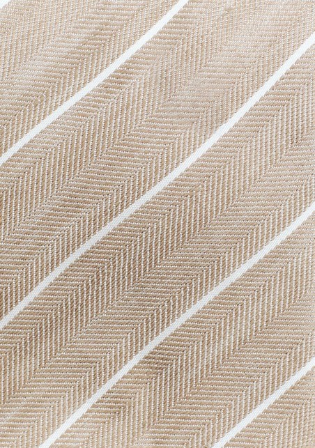 Slim Summer Striped Tie in Wheat