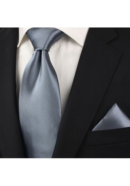 Solid Color Tie in Shadow