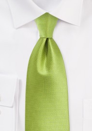 Solid Necktie in Palm Green