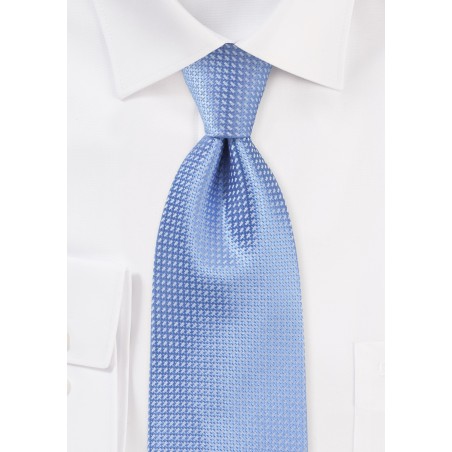 Kids Silk Necktie in Powder Blue