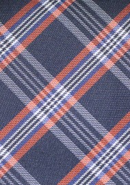 Autumn Tartan Check Tie in Boys Size