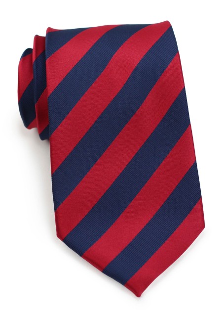 Dark Blue and Cherry XL Sized Tie