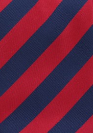 Dark Blue and Cherry XL Sized Tie