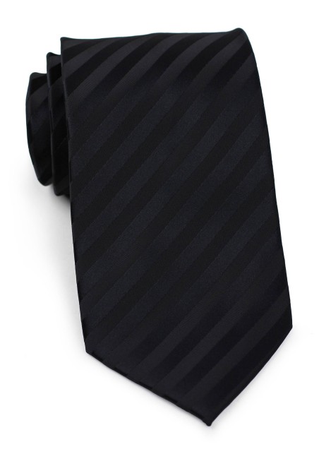 Kids Necktie in Festive Black