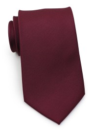 Matte Sheen XL Length Tie in Maroon