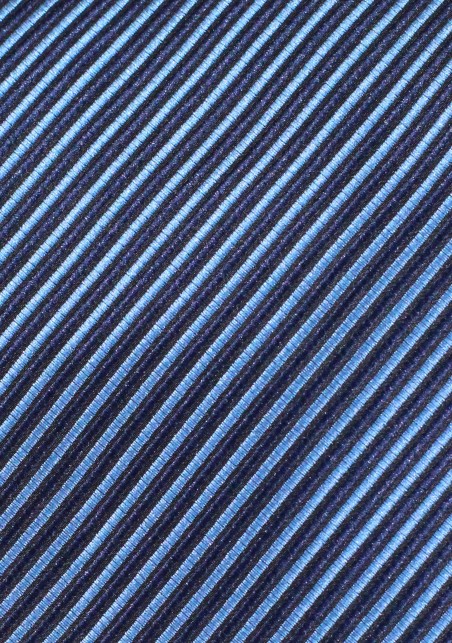 Fine Stripe Designer Tie in Blue