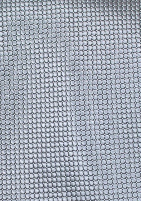 Trendy Designer Tie in Metallic Silver