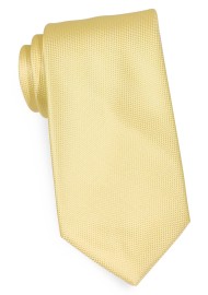 Pastel Yellow Textured Necktie