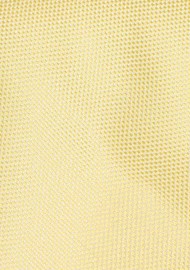 Pastel Yellow Textured Necktie