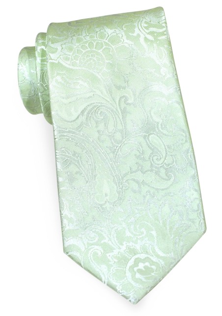 Paisley Tie in Winter Mint