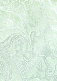 Paisley Tie in Winter Mint