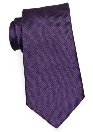Grape Hued Kids Tie with Grenadine Texture