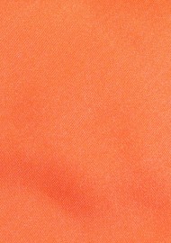 Solid Neon Orange Kids Tie | Solid Boys Tie in Neon Orange