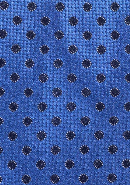 Ultramarine Colored Polka Dot Tie