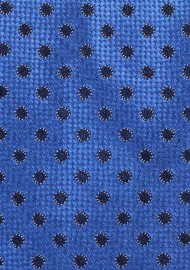 Ultramarine Colored Polka Dot Tie