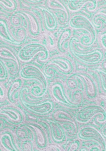 Paisley Patterned Tie in Mint
