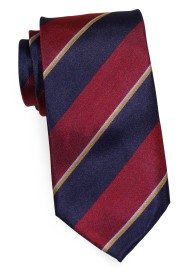 British Regimental Tie in Matte Finish