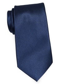 Solid Texture Tie in Estate Blue