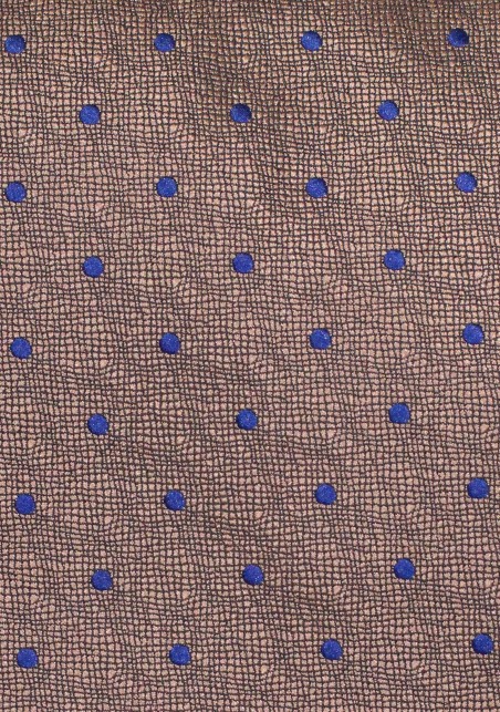 Bronze and Royal Polka Dot Necktie