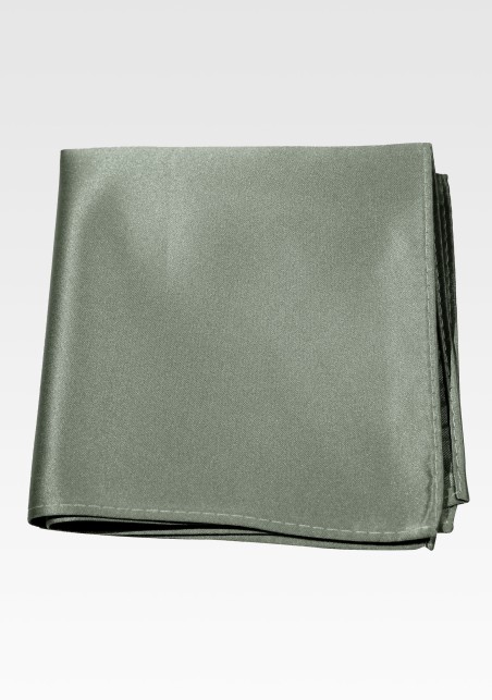 Solid Olive Green Pocket Square