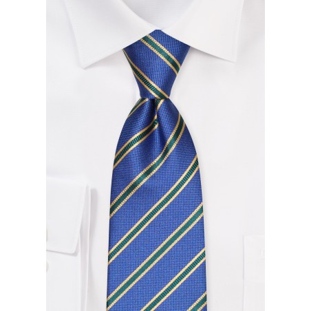 Textured Striped Tie | Mens Striped Tie in Navy Blue, Gold, Black