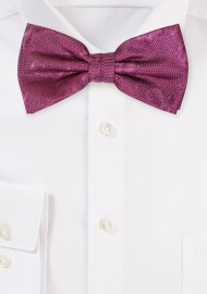 Lilac Floral Bowtie in Matte Finish