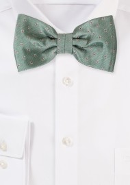 Olive Sage Color Bow Tie