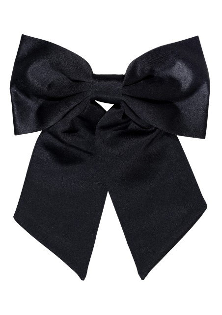 Girls Hair Bow | Solid Black Ladies Hair Bow Clip