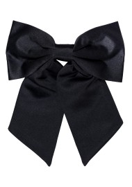 Girls Hair Bow | Solid Black Ladies Hair Bow Clip