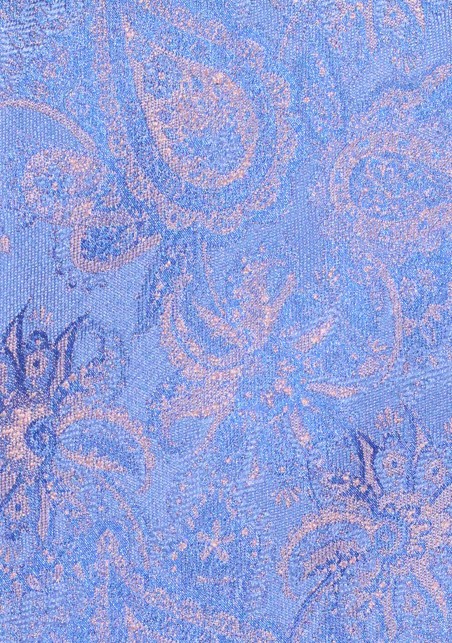 Sky Blue and Silver Paisley Necktie