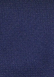 XL Midnight Navy Blue Matte Woven Tie - Extra Long Tie