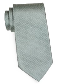 Moss Green Tie with Pencil Stripes