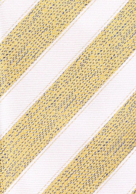 Woven Striped Extra Long Tie in Matte Finish in Butterscotch