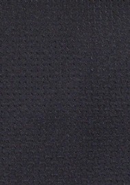 XL Length Matte Black Woven Men's Neck Tie