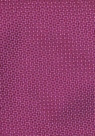 Matte Woven Foulard Pattern Tie in Wine