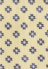 Spring Yellow Tie in Matte Coarse Weave