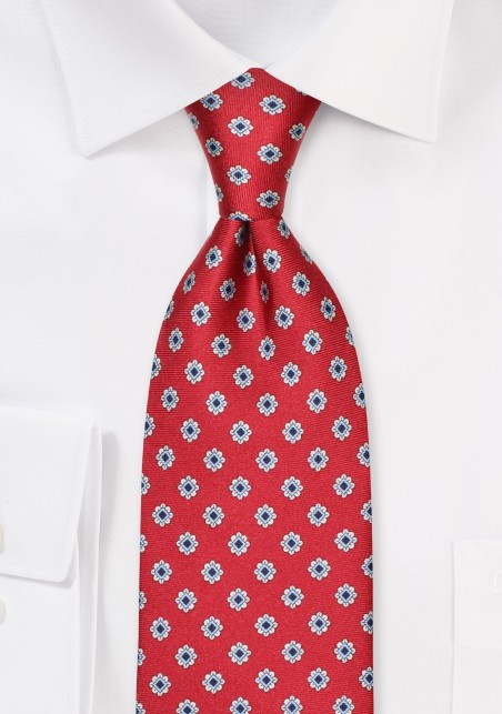 Wine Red Silk Tie in Luxury Silk